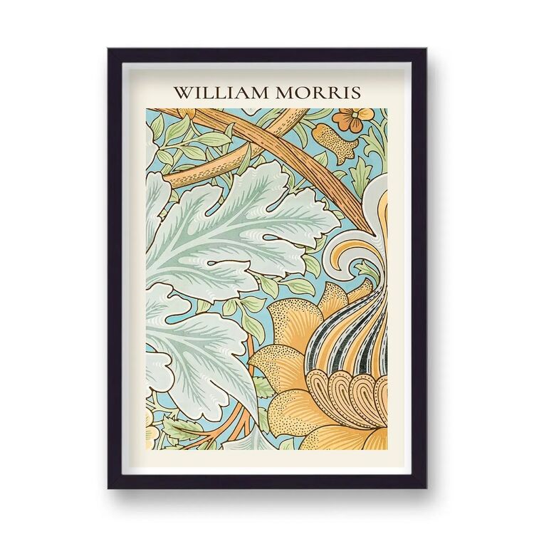 Floral Framed Art Print by William Morris