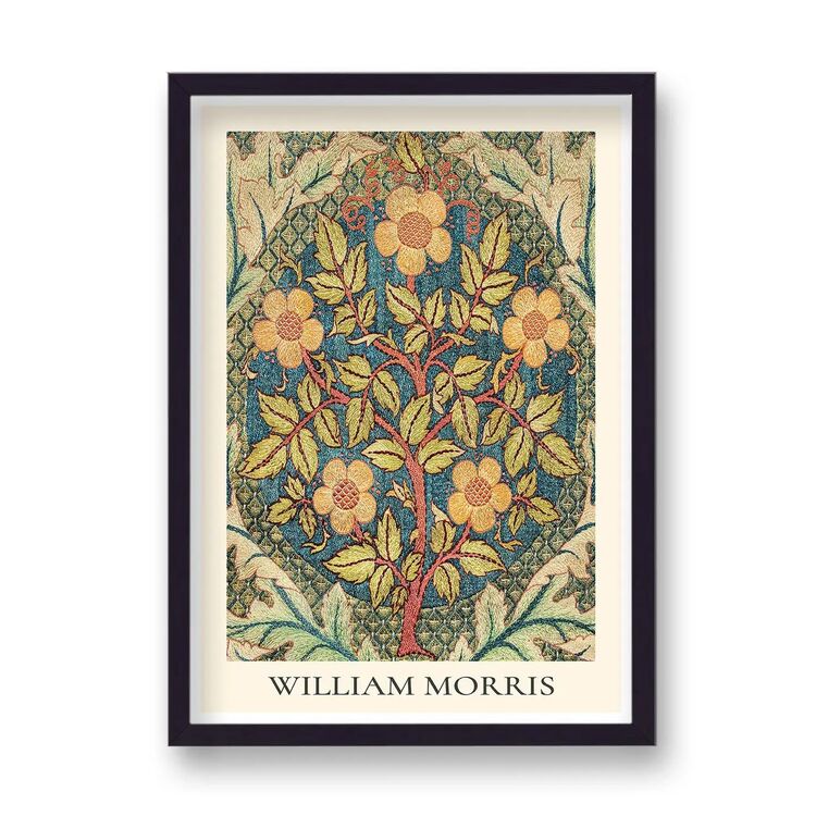 Floral Framed Art Print by William Morris