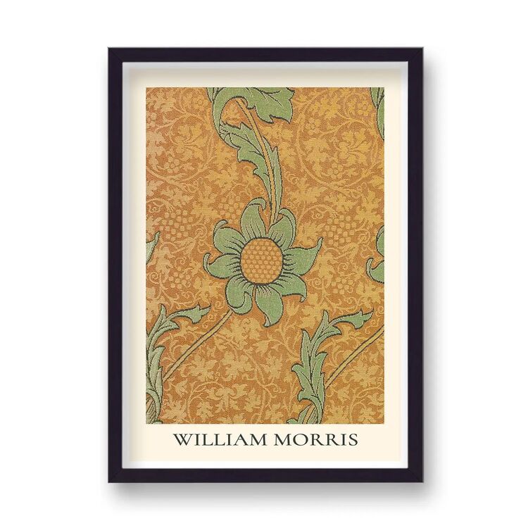 Floral Framed Art Print by William Morris