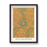 Floral Framed Art Print by William Morris
