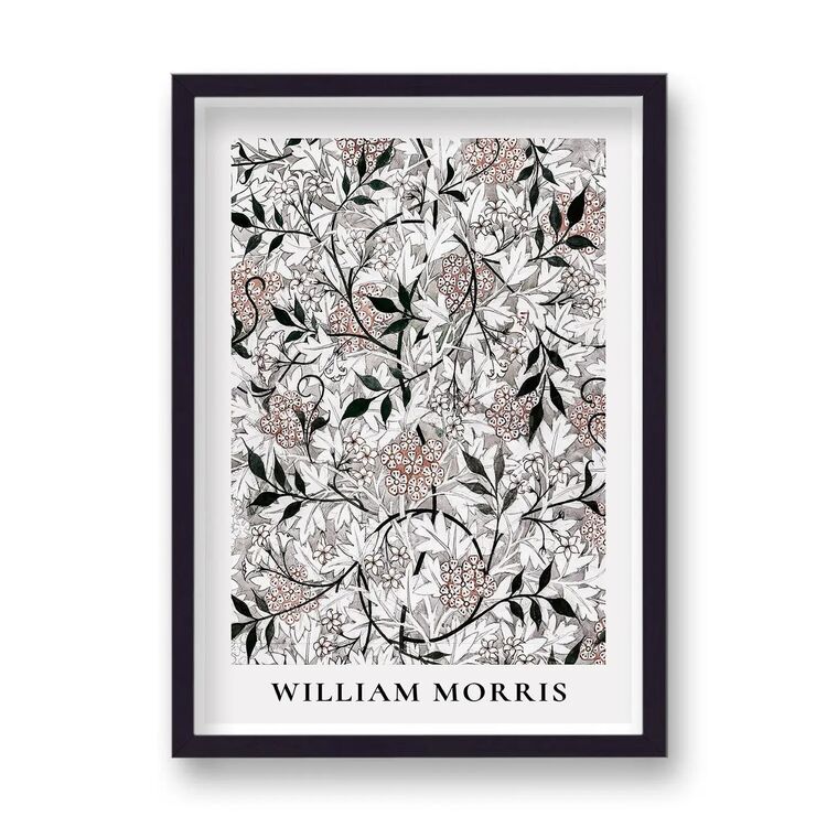Floral Framed Art Print by William Morris