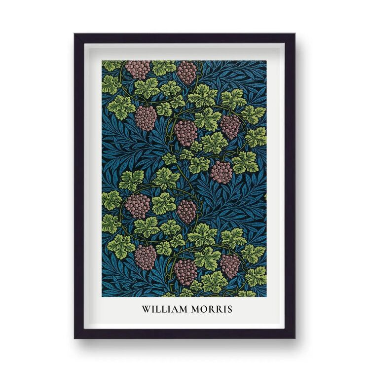 Floral Framed Art Print by William Morris