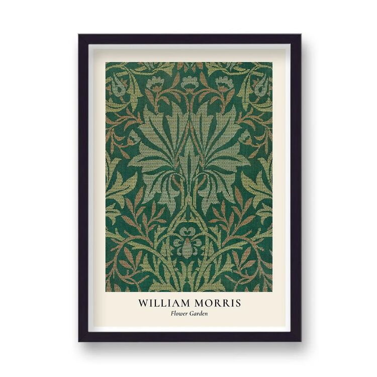 Flower Garden Framed Art Print by William Morris