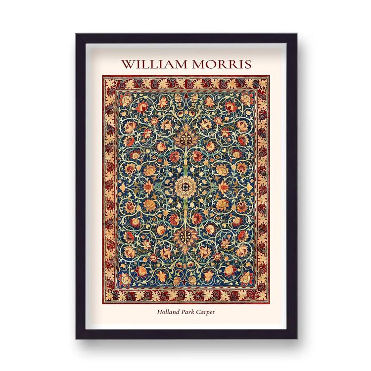 Holland Park Carpet Framed Art Print by William Morris