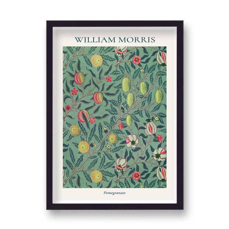 Pomegranate Framed Art Print by William Morris