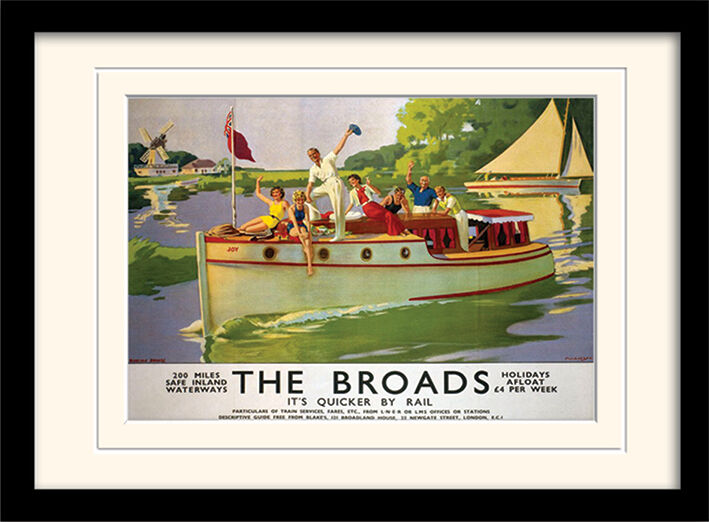 Norfolk Broads Framed Art Print