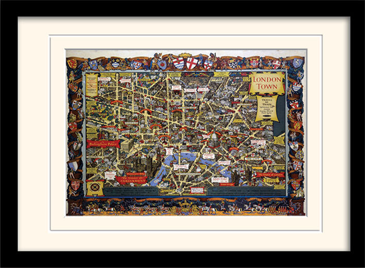 London Framed Art Print