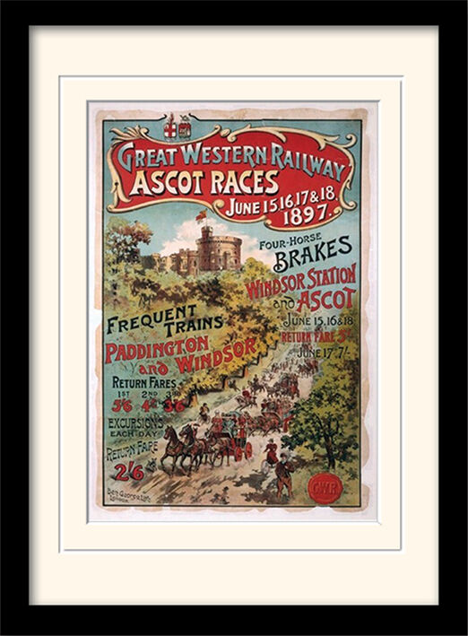 London Ascot Framed Art Print