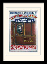 London - Brighton Framed Art Print