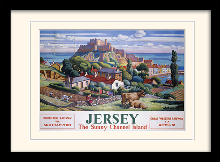 Jersey Framed Art Print