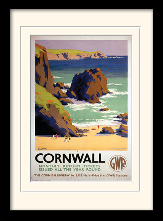 Cornwall Framed Art Print
