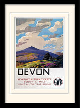 Devon Framed Art Print