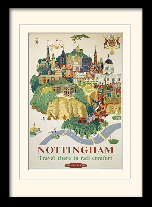 Nottingham Framed Art Print