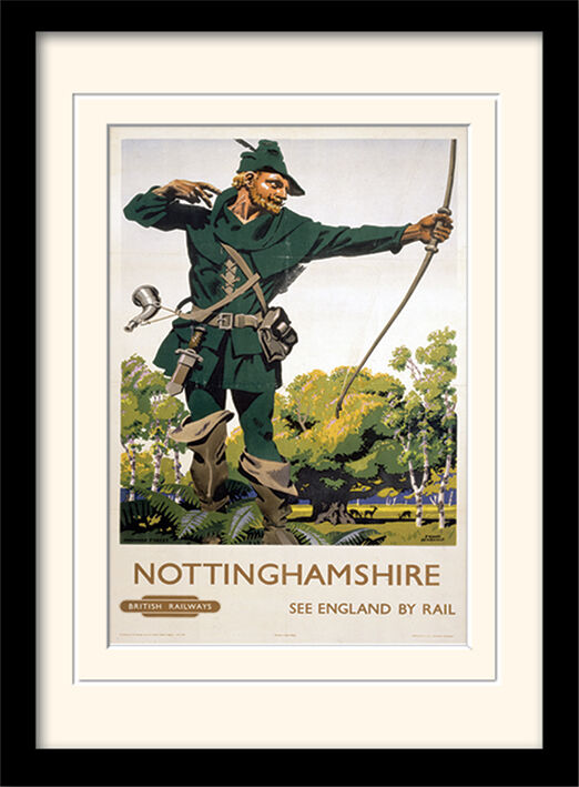 Nottinghamshire Framed Art Print