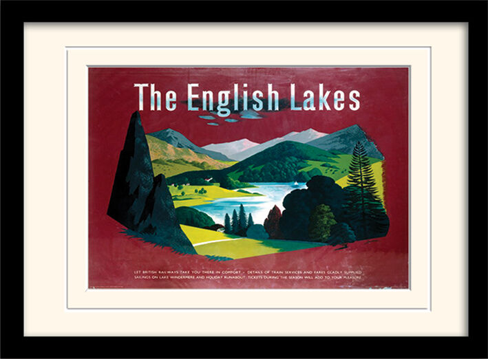 The English Lakes Framed Art Print