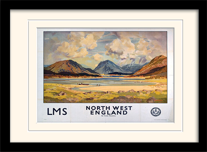 North West England Framed Art Print