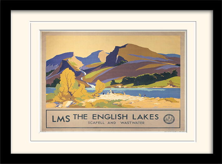 The English Lakes Framed Art Print