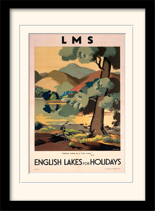The English Lakes Framed Art Print