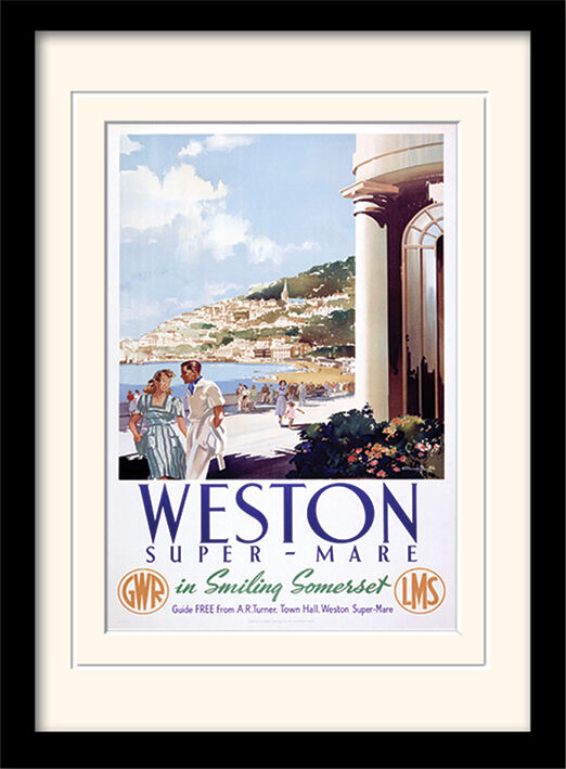 Weston Super Mare Framed Art Print