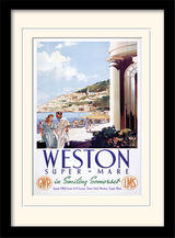 Weston Super Mare Framed Art Print