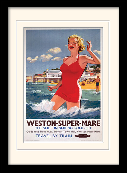 Weston Super Mare Framed Art Print