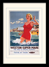 Weston Super Mare Framed Art Print