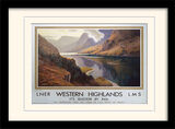 Western Highlands Framed Art Print