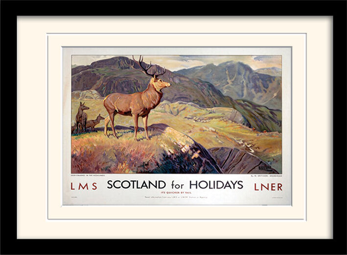 Scotland for Holidays Framed Art Print