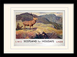 Scotland for Holidays Framed Art Print