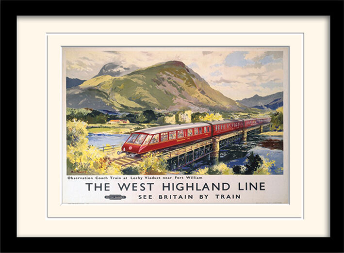 The West Highland Line Framed Art Print