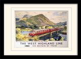 The West Highland Line Framed Art Print