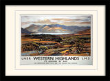 Western Highlands Framed Art Print