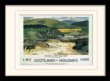 Scotland for Holidays Framed Art Print