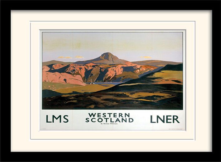 Western Scotland Framed Art Print