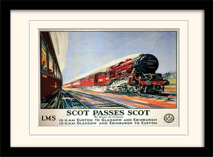 Scot Passes Scot Framed Art Print
