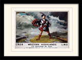 Western Highlands Framed Art Print