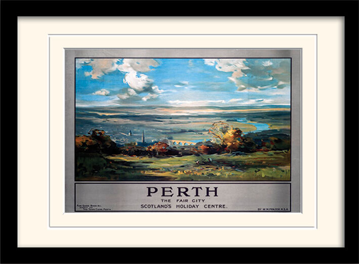 Perth Framed Art Print