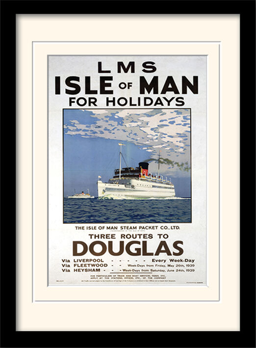 Isle of Man Framed Art Print