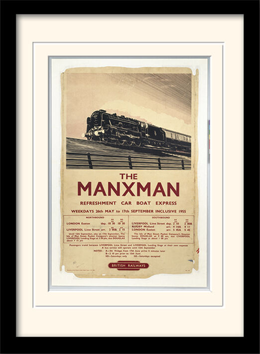 Isle of Man - The Manxman Framed Art Print