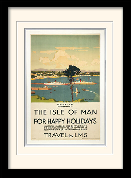 Isle of Man Framed Art Print