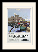 Isle of Man Framed Art Print