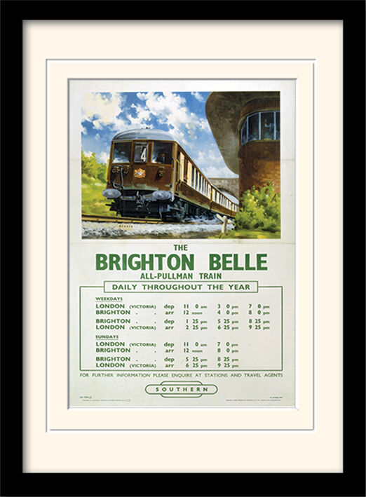 Brighton Belle Framed Art Print