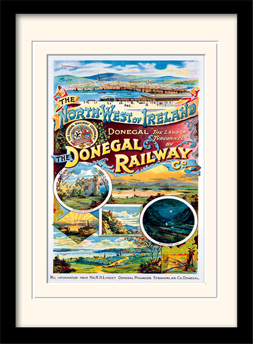 Donegal Railway Framed Art Print