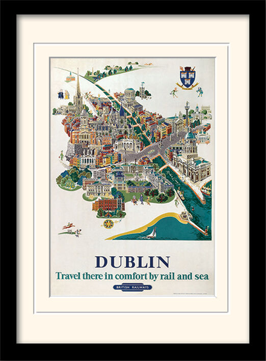 Dublin Framed Art Print