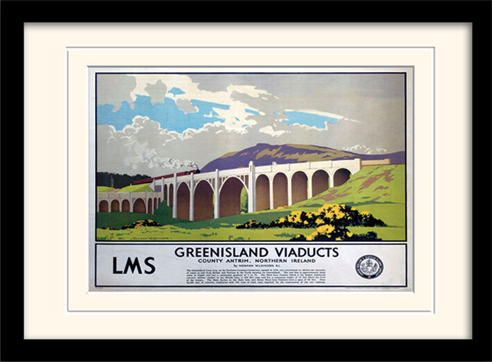 Greenisland Viaducts Framed Art Print