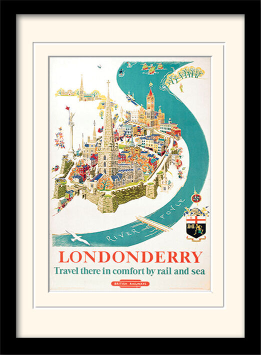 Londonderry Framed Art Print