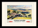 Yorkshire by Train Framed Art Print