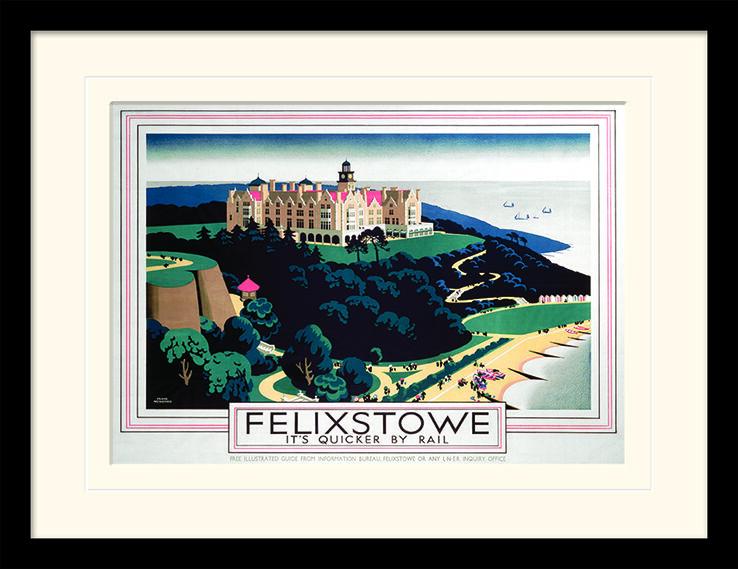 Felixstowe Framed Art Print
