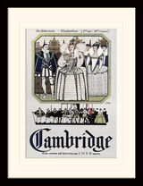 Cambridge - Queen Elizabeth Framed Art Print