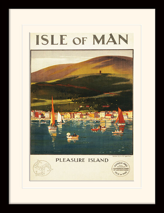 Isle of Man Framed Art Print